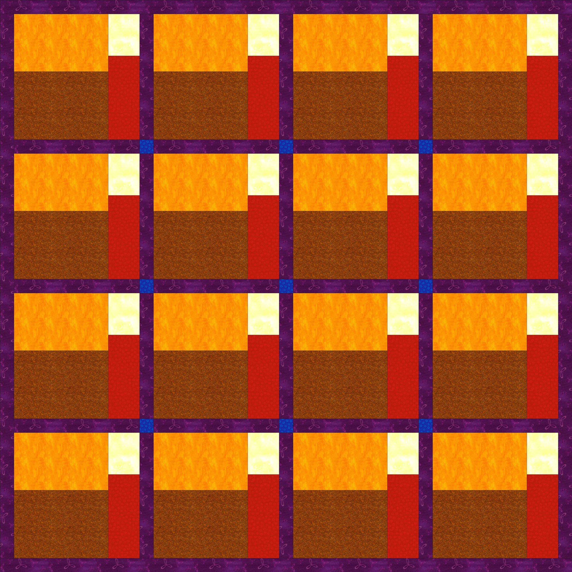 Mexican man quilt.