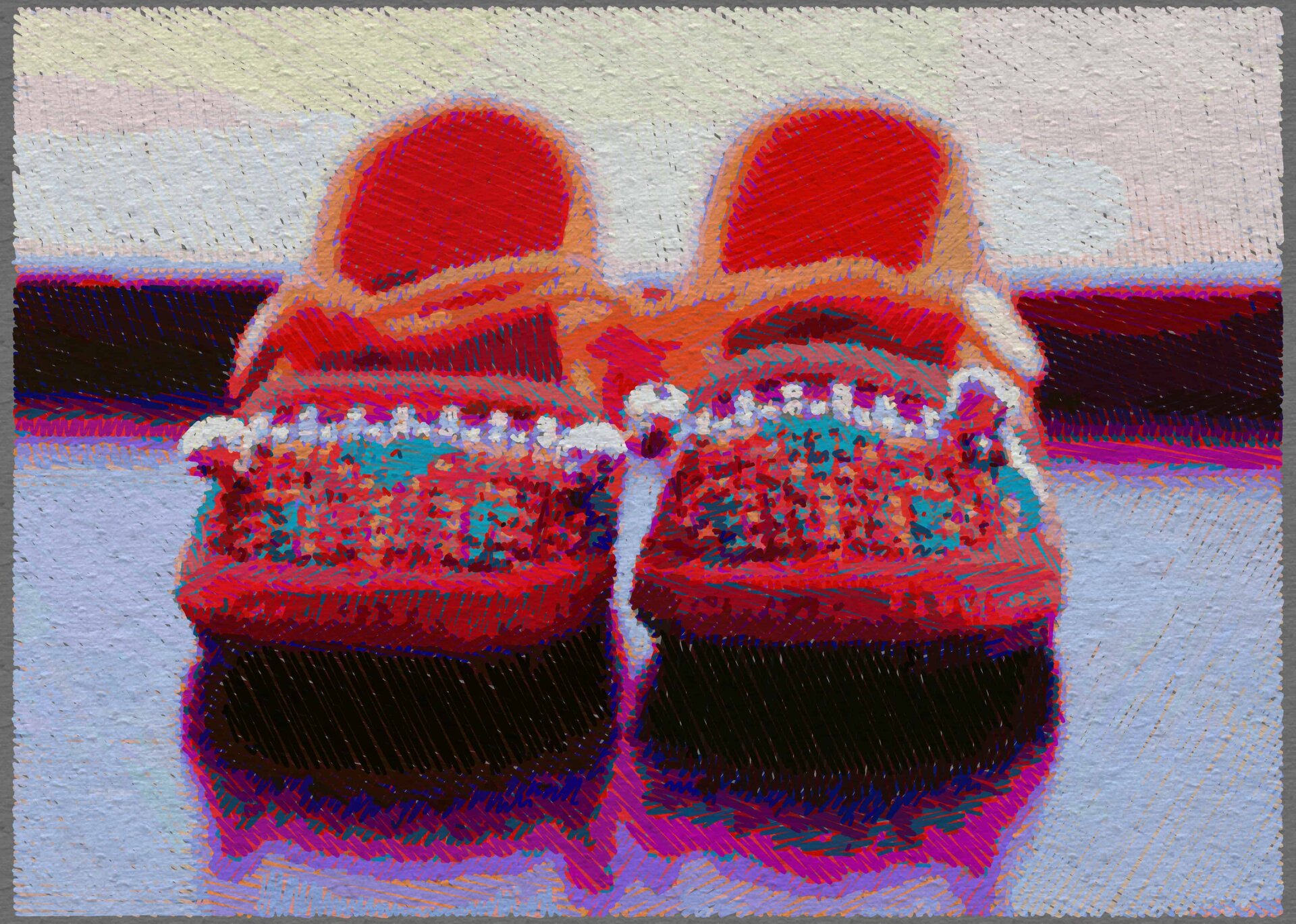 the shoes.